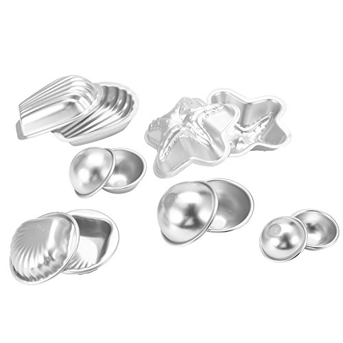 Cufaee Badebombeform, Aluminiumlegierung handgefertigter Badebomben -Handwerksform, Badebombenzubehör für DIY -Gebrauch zu Hause (2) von Cufaee