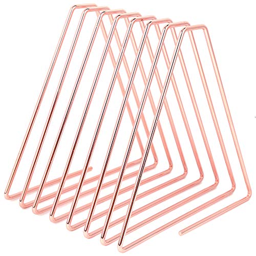 Cufaee Book Stand, Dekorationsbuch Organizer -Magazinhalter, elastischer dekorativer Buchhandelhalter für Zuhause, Schreibtisch, Büro, Schule, Schule (Rose Dorado) von Cufaee