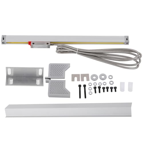 Cufaee Digital Readout, Drehmaschine Linear skala TTL 1μm Präzisions-Digital-Auslegesatz-Encoder DC5V mit DB9-Stecker, Linear skala Encoder für Fräs ch lange (150) von Cufaee