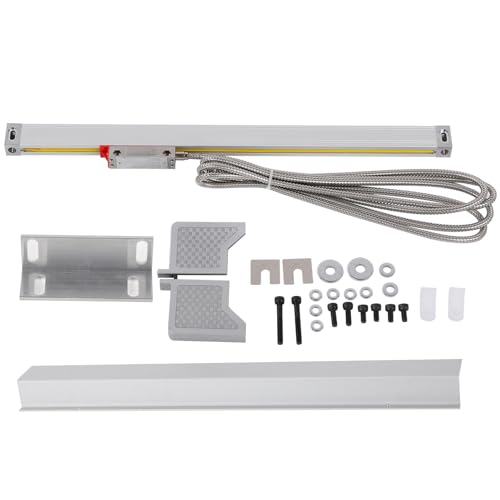 Cufaee Digital Readout, Drehmaschine Linear skala TTL 1μm Präzisions-Digital-Auslegesatz-Encoder DC5V mit DB9-Stecker, Linear skala Encoder für Fräs ch lange (200) von Cufaee