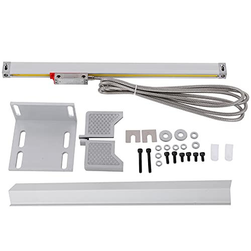 Cufaee Digital Readout, Drehmaschine Linear skala TTL 1μm Präzisions-Digital-Auslegesatz-Encoder DC5V mit DB9-Stecker, Linear skala Encoder für Fräs ch lange (450) von Cufaee