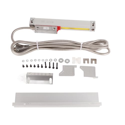 Cufaee Digital Readout, Drehmaschine Linear skala TTL 1μm Präzisions-Digital-Auslegesatz-Encoder DC5V mit DB9-Stecker, Linear skala Encoder für Fräs ch lange (800) von Cufaee