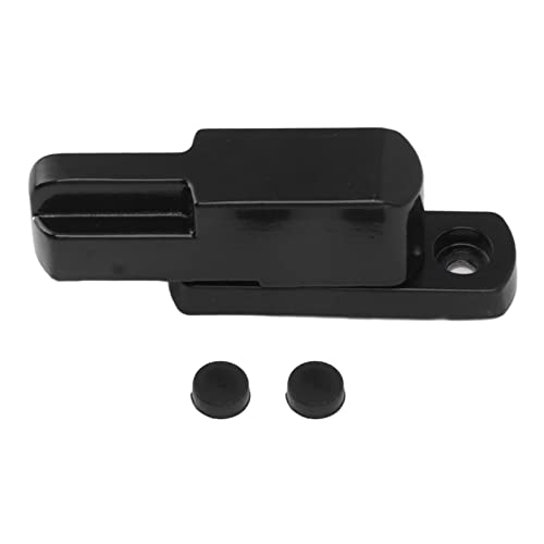 Cufaee Fensterverriegelung Schärpe, Aluminiumlegierung Anti -Diebstahl t Typ Type Universal Child Proof Sicherheitsschloss für die Sicherheit zu Hause (Black) von Cufaee