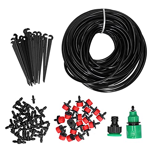Cufaee Gartenwässerungsset, Tropfbewässerungssystem, einstellbarer Tropfer für Garten, Gewächshaus, Blumenbeet, Terrasse, Rasen Cufaee Gartenwässerungsset, Tropfbewässerungssystem, einstellbarer Tropfer für Garten, Gewächshaus, Blumenbeet, Terrasse, Rasen von Cufaee