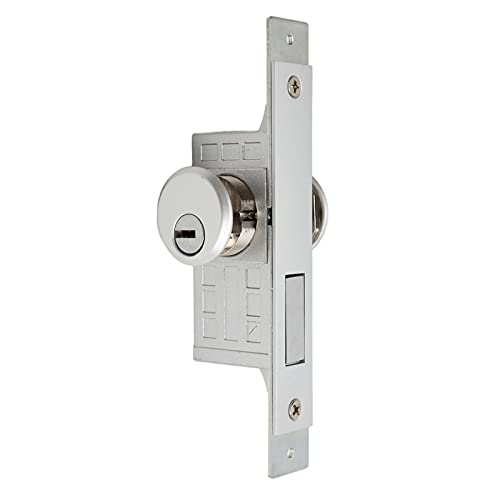 Cufaee Glas gerahmtes Zentral -Türschloss, Edelstahl starke Anti -Diebstahl -Handels -Türschlösser und problemlos ein Schaufenstern mit 3 Schlüssel installieren. von Cufaee