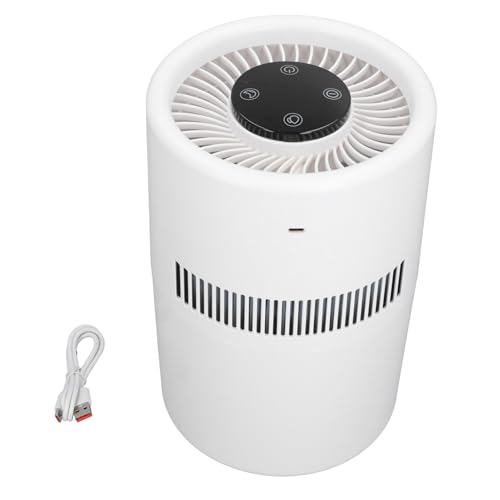 Cufaee Luftreiniger und Luftbefeuchter, 2 in 1 Quie 5W 4L Wassertank, Smart Luftreiniger, Desktop -Luftreiniger für Kinderzimmer im Büro Schlafzimmer von Cufaee