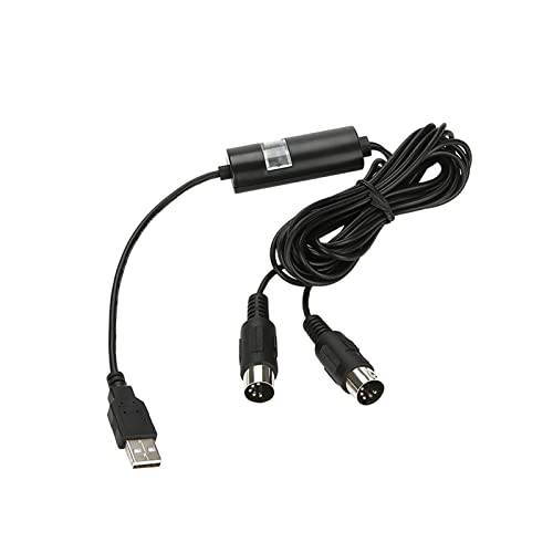 Cufaee MIDI zum USB -Kabelkonverter, Universal Line LED -Indikator Elektronisch, Musikzubehör für Music Studio Cufaee MIDI zum USB -Kabelkonverter, Universal Line LED -Indikator Elektronisch, Musikzubehör für Music Studio von Cufaee