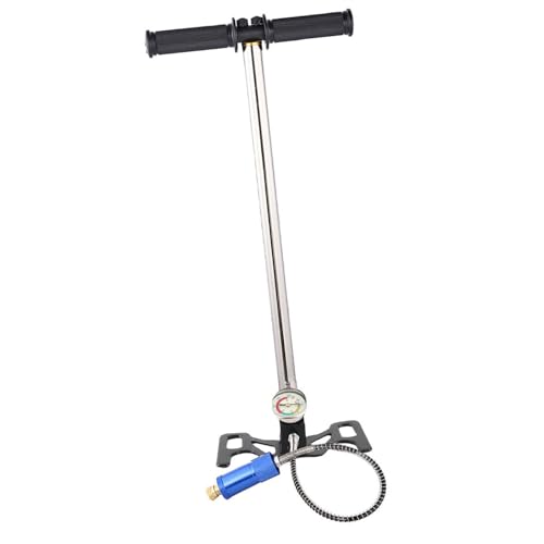 Cufaee Manuelle Hochdruckluftpumpe, tragbarer Inflator mit Druckmessgerät für Sauerstoffzylindertauchen Cufaee Manuelle Hochdruckluftpumpe, tragbarer Inflator mit Druckmessgerät für Sauerstoffzylindertauchen von Cufaee