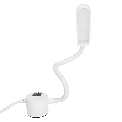 Cufaee Nähmaschine Licht, LED Flexible Goose neck Arbeits lampe mit magnetischer Halterung Basis, USB-betriebene Arm Arbeits lampe für Werkbank Drehbank Schlafzimmer Cufaee Nähmaschine Licht, LED Flexible Goose neck Arbeits lampe mit magnetischer Halterung Basis, USB-betriebene Arm Arbeits lampe für Werkbank Drehbank Schlafzimmer von Cufaee