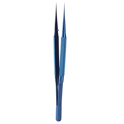 Cufaee Precision Alloy Tweezers, Microscope Tweezers, Tweezers for Electronics Repair and Micro Soldering Work PCB Motherboard Repair (Bent Head) von Cufaee