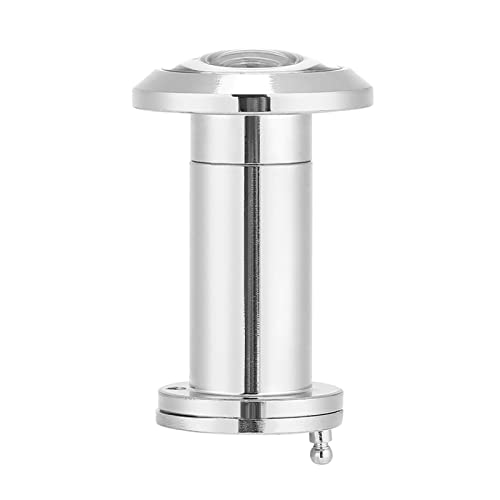 Cufaee Türzuschauer Peephole, Zinklegungsharz -Objektive 200 Grad Wide Sehwinle Tür Zuschauer, Hochleistungs -Privatsphäre Cover Peephole (Helles Chrom) von Cufaee