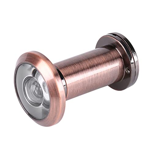 Cufaee Türzuschauer Peephole, Zinklegungsharz -Objektive 200 Grad Wide Sehwinle Tür Zuschauer, Hochleistungs -Privatsphäre Cover Peephole (Rote Bronze) von Cufaee