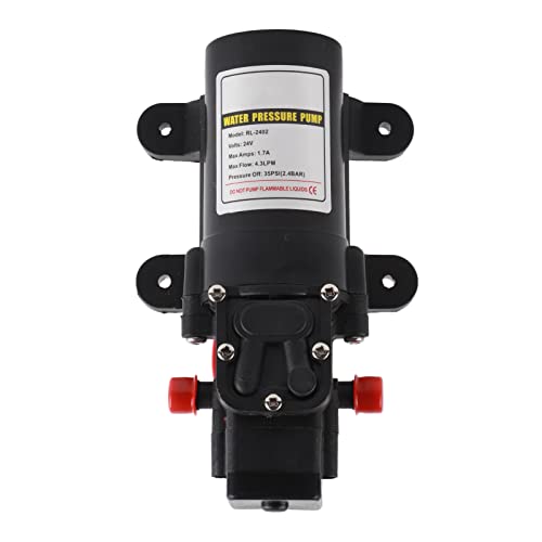 Cufaee Water Pressure Diaphragm Pump, for Outdoor Self Priming Diaphragm High Pressure Water Pump (RL 2402 24V) von Cufaee