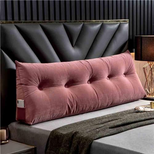 Rückenkissen Bett, Rückenlehne Bett Kopfteil, Rückenkissen Sofa Groß, Lesekissen Für Bett Und Sofa Ergonomisch, Keilkissen Bett Kopfteil Sofakissen Groß Rückenlehne Kissen Bett Sofa,#17-200x20x50cm von Cugzue