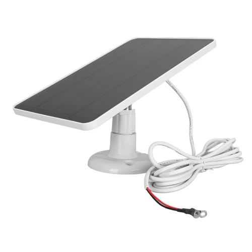 10-W-Solarpanel für Ring-Video-Türklingel für Google Nest, IP66 Wasserdicht, Wetterbeständig, für den Außenbereich, mit Halterung, Ladekabel, Zeitsparendes Praktisches Ladegerät von Cuifati