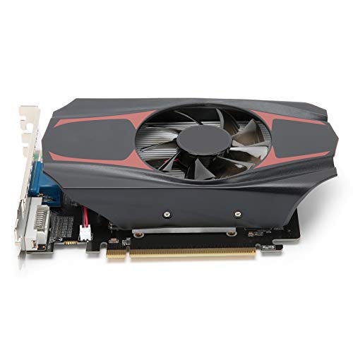 AMD HD7670 Grafikkarte, 1 GB DDR5 128 Bit 1000 MHz Computergrafikkarte 4K Grafikkarte PCI Express 2.0 HDMI Ausgang von Cuifati