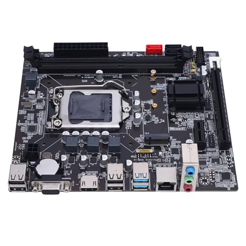 B75 Computer Motherboard, für LGA 1155 2x8GB DDR3 NVME Gaming Mainboard, PCI Express 16x, Sata3.0 2.0, Support RJ45 VGA HDMI Unterstützt NGFF und NVME für Core I3 I5 I7 von Cuifati