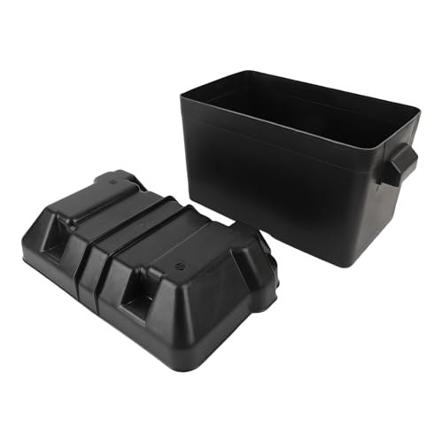 Cuifati 12 V RV Batteriebox, Marine Battery Box Robuse Struktur Schwarz für Batterien Kleiner Als 325 X 195x185 Mm Cuifati 12 V RV Batteriebox, Marine Battery Box Robuse Struktur Schwarz für Batterien Kleiner Als 325 X 195x185 Mm von Cuifati