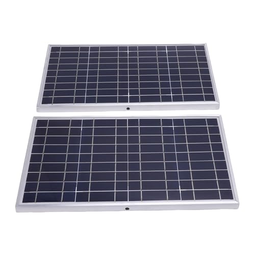Cuifati 200W Solar Panel Kit, Solar Charger Controller -Kit mit Aluminiumrahmen, Monokristallines Silizium -Solar -Ladebereich, Tragbar für Reisen und Außenbereiche von Cuifati