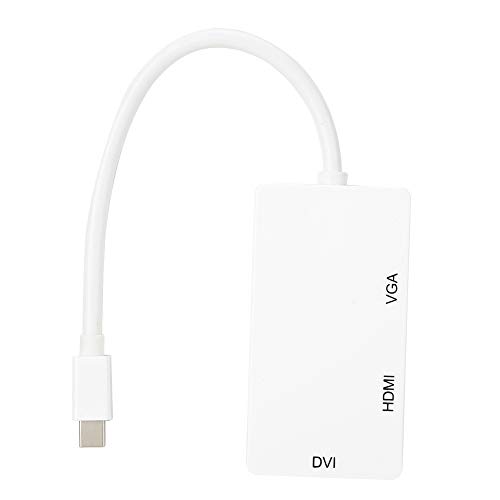 Cuifati 3-in1-DP-Konverter, DP-zu-HDMI-DVI-VGA-Kabeladapter, Maximaler Stromverbrauch Kann 700 MW Erreichen, Mehrere Steckdosen Können Gleichzeitig Verwendet Werden von Cuifati