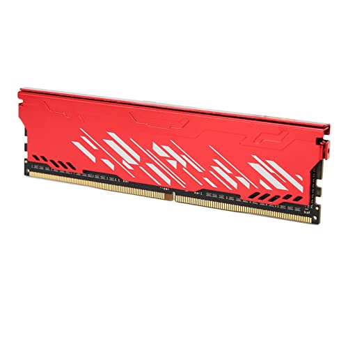 Cuifati 32 GB DDR4 RAM 3200 MHz, 25600 Bandbreite, Schnell Kühlendes Gaming-RAM Im Metallgehäuse, CL 18 22 22 42, Gaming-RAM, Desktop-Speicher-Kit Rot (8GB) von Cuifati