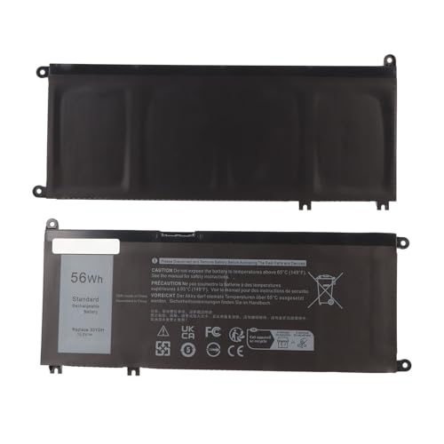 Cuifati 33YDH 56Wh Akku für Dell für Inspiron 17 7000 7778 7779 7786 7773 15 7577 G3 3579 3779 G5, 56Wh 15,2V Laptop-Ersatzakku, Mehrfachschutz-Lithium-Ionen-Akku von Cuifati