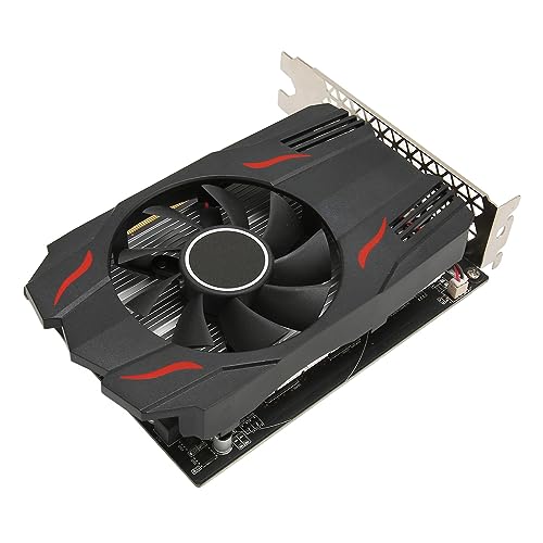 Cuifati 4 GB GDDR5 Radeon RX550 Grafikkarte 128 Bit 1183/6000 MHz AMD Gaming-Grafikkarte mit Lüfter, PCI Express 2.0 X 8, Grafikkarte DP DVI HDML von Cuifati