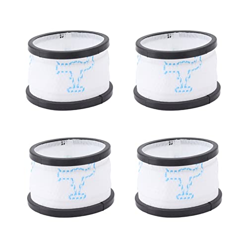 Cuifati 4 Stück Staubsauger-Ersatzfilter für S600 S6P S6, Waschbare Wiederverwendbare Filterkartuschen, Starke Adsorptions-Upgrade-Netzfilter, Staubsauger-Zubehör von Cuifati