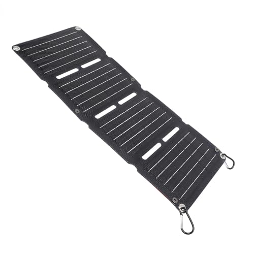 Cuifati 40W Faltbares Solarpanelkit, Monokristalline Silizium -Solar -Panel -Ladegerät, 4 -fach Tragbare Solar -Ladungsplatte QC Dual USB -Regler für Outdoor Camping Tablet Kamera von Cuifati