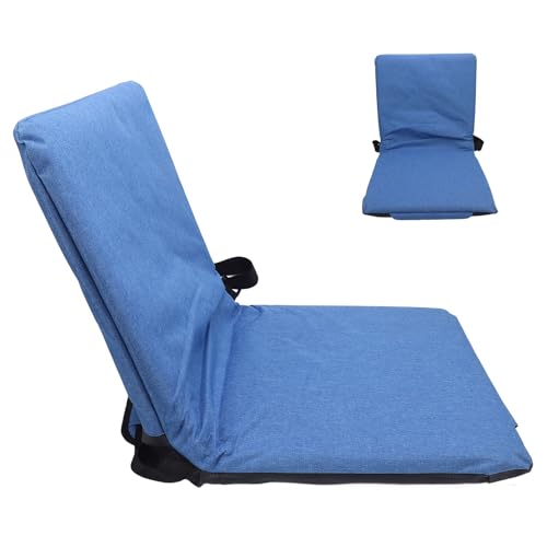 Cuifati Bleacher Stuhl Kissen, Faltbares, Tragbares, Weiches Sitzkissen mit Einzel Schulter Gurt, Höhen Verstellbar, für Outdoor Camping Wandern Stadion Büro von Cuifati