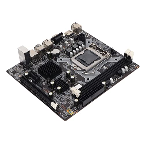 Cuifati DDR3-Motherboard, All-Excicon-Kondensator-PCB-Gaming-Motherboard Unterstützt PCIE X16 USB2.0 Pin M.2 SATA2.0-Schnittstelle, für Intel Core 4, 5 G-Prozessor, PC-Zubehör von Cuifati