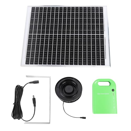 Cuifati Dachbodenabluftlüfter, Effizienter Umbau Solardachentlüftungsventilator für Sonnenraum Farmschuppen für 110 Mm 160 Mm Rohr von Cuifati