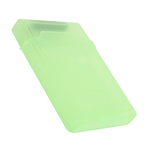 Cuifati Festplatten-Aufbewahrungsbox, rutschfeste und Antistatische Schutzbox, aus ABS-Material, Lange Lebensdauer (Grün) von Cuifati