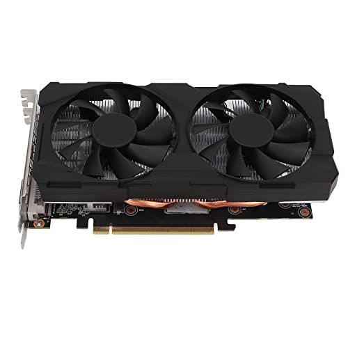 Cuifati GTX 1660Super Gaming Grafikkarte, 7000MHz 6GB GDDR6 Grafikkarte 192bit GPU PCI Express 3.0, Computergrafikkarte mit Dual Cooler, DP/DVI/HDML, für Gaming PC von Cuifati