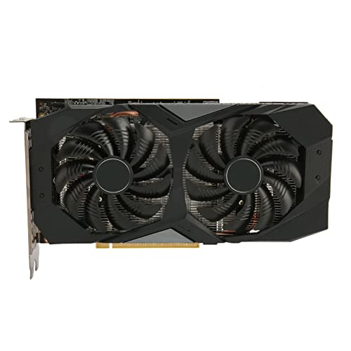 Cuifati GTX1660Ti 6 GB GDDR6 192-Bit-Grafikkarte, Diskrete Desktop-PC-Gaming-Video-Grafikkarte mit Zwei Lüftern, 4K HDR 1800 MHz, 8-Pin-PCI-Express-3.0-X16-Computer-GPU von Cuifati