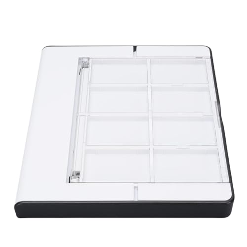 Cuifati Game Console Lading Dock, Tragbarer Spielcontroller Ladegerät Breite Kompatibilität Klare LED -Indikatoren für Zuhause (Schwarz-Weiss) von Cuifati