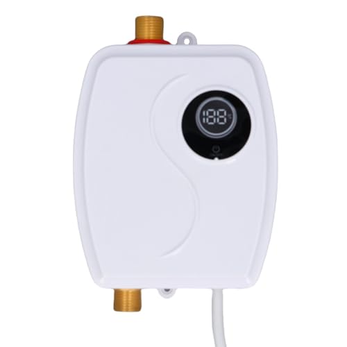 Cuifati Heißer Warmwasserbereiter, Elektrischer Warmwasserbereiter IPX4 Wasserdicht für Familienküche RV (EU -Stecker 220 V) von Cuifati
