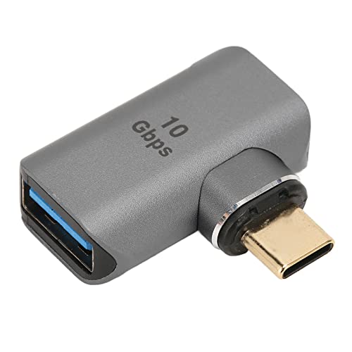 Cuifati Magnetischer Typ-C-zu-USB-Adapter, Unterstützt 4K-, 8K-, 60-Hz-Audio-Video-Übertragung, 24-poliges Vergoldetes Aluminiumgehäuse, USB-C-zu-USB3.1-Konverteranschluss von Cuifati