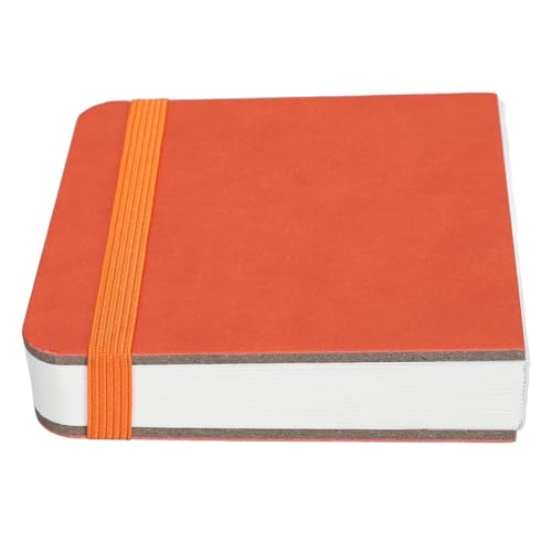 Cuifati Mini Aquarell Sketchbook 3.94 X 3,94 Zoll, 30 Blech Feiner Getreide Tragbares Quadratisches Aquarellmalpapier, 300 GSM Künstler Papierpolster für Kunst (ORANGE) von Cuifati