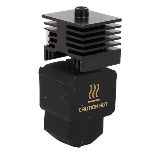 Cuifati Mundstück Hartstahl Mundstück Heißes Ende, Hartstahl -Geräusch Hotend Extruder Kit Gleichmäßiges Erhitzen für 1,75 Mm Filament (0,4 mm) von Cuifati