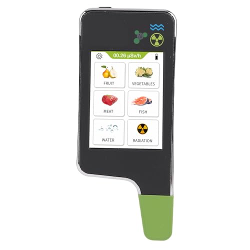 Cuifati Nitrat -Tester, Lebensmittelstrahlungsdetektor Tragbarer Multifunktionaler TFT -Farbdisplay Einfache Benutzeroberfläche 6 in 1 Design für Pflanzen von Cuifati