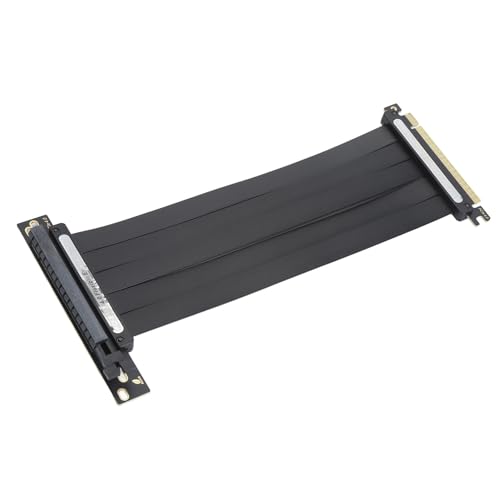 Cuifati PCIe 4.0 X16 GPU-Riser-Kabel, Hochgeschwindigkeits-Flexibles Rechtwinkliges Grafikkarten-Verlängerungskabel, Kompatibel mit RTX4090 RTX3090ti RTX3090 RTX3080ti RTX3080 RTX3070ti von Cuifati