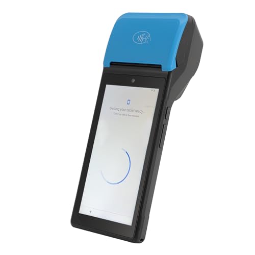 Cuifati POS PDA Belegdrucker, 5,5 Zoll Touchscreen 1080P Thermodrucker für 12.0, 4G LTE WiFi NFC, USB OTG, Langlebiger Akku, Breite Anwendung (Eurasien) von Cuifati