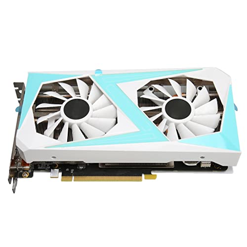 Cuifati RTX2060 GDDR6 6 GB Gaming-Grafikkarte, Upgrade-Zubehör für Desktop-Computer, PCI Express 3.0 X16, HDML, DP, Plug-and-Play-Computer-Grafikkarte für Gaming-PC von Cuifati