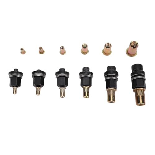 Cuifati Rivet -Turning -Set, Klangadapter Mehrere Größenhandbuch oder Elektrische M10 M8 M6 M4 M3 für die Installation von Möbeln von Cuifati