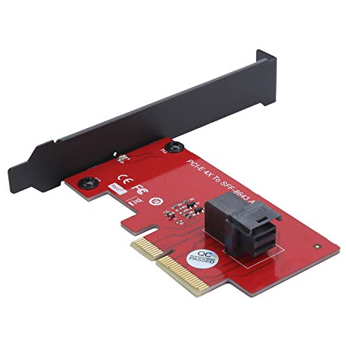 Cuifati SFF-8643 zu PCI-E 4X-Adapter, PCI Express 4.0 X4-Hostadapterkarte, PCI Express 4X-Adapter, Unterstützung von PCIe 4.0- und PCIe 3.0-Motherboards, Cuifati SFF-8643 zu PCI-E 4X-Adapter, PCI Express 4.0 X4-Hostadapterkarte, PCI Express 4X-Adapter, Unterstützung von PCIe 4.0- und PCIe 3.0-Motherboards, von Cuifati
