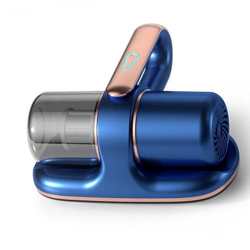 Cuifati Smart Milbenentferner Matratzenstaubsauger, Leistungsstarker Kabelloser Handstaubsauger für Allergene, UV-Bettstaubsauger für Kissen, Laken, Sofas, Plüschtiere (Himmelblau) von Cuifati