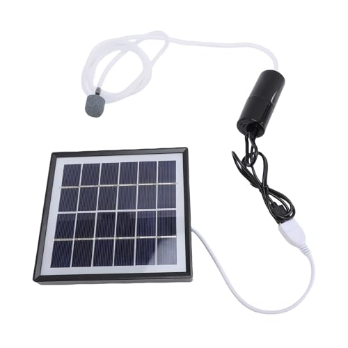 Cuifati Solarzoxygenpumpe, Sauerstoffsexygenator für Sonnenengener mit Hoher Tragbarer Leistung für Aquarium (BLACK) von Cuifati
