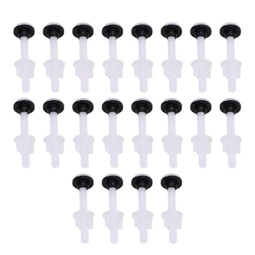 Cuifati Toilettenbehälteranschläge Schrauben Siedleitungen, 20 Prozent Leicht zu Installieren Toilettenbehälter Plastikschrauben für Zweiteilige Toilette Cuifati Toilettenbehälteranschläge Schrauben Siedleitungen, 20 Prozent Leicht zu Installieren Toilettenbehälter Plastikschrauben für Zweiteilige Toilette von Cuifati