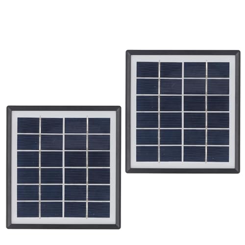Cuifati Tragbares Solarpanel, Compact 5W Solar Panel Ladegerät Zum Camping von Cuifati
